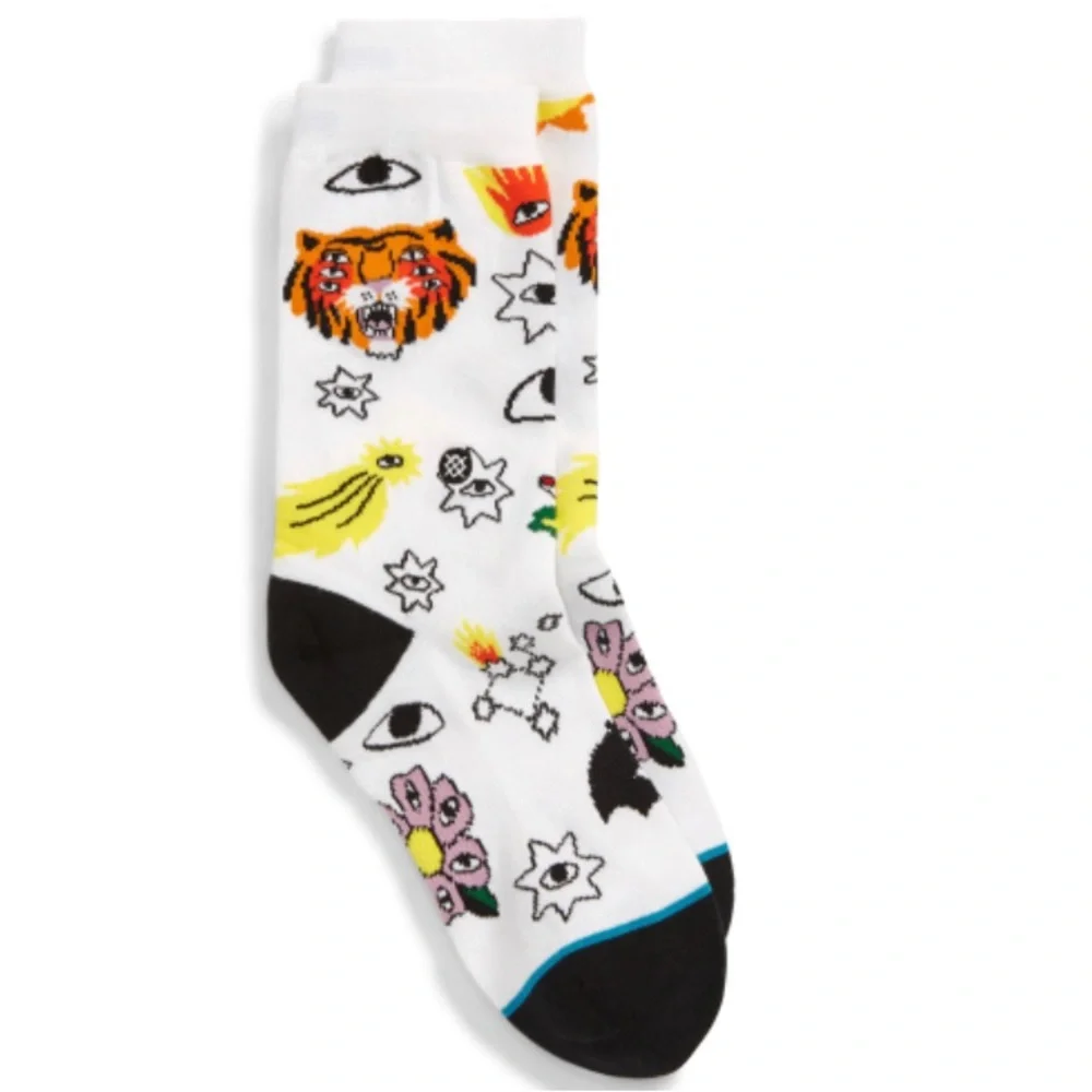 Stance Everyday Light Cushion Cotton Blend Crew Cavolo Stars Socks